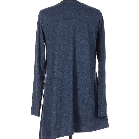Halife Blue Long Sleeve Tunic Top Size Medium - Picture 2 of 6